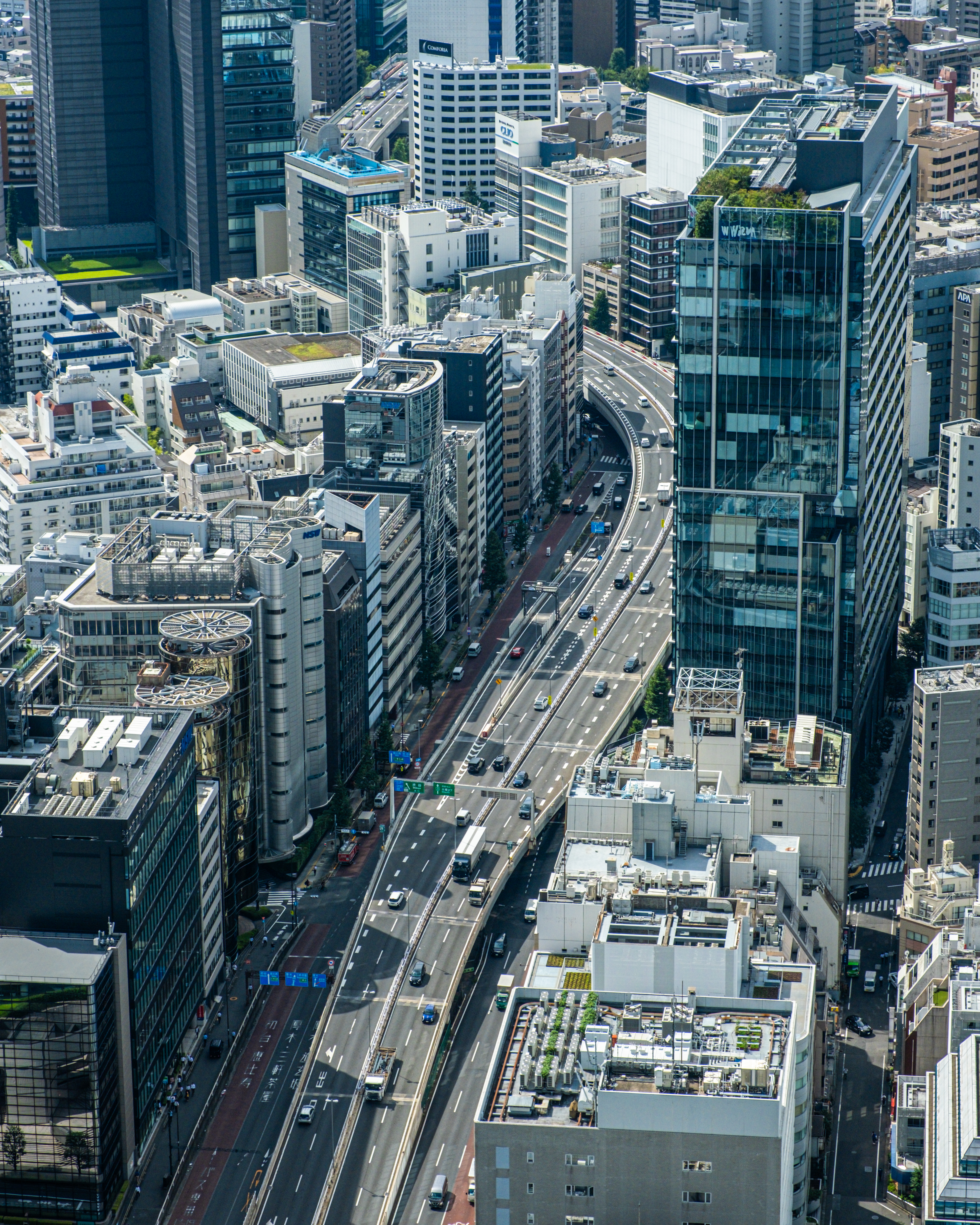 Aerial view of Shibuya